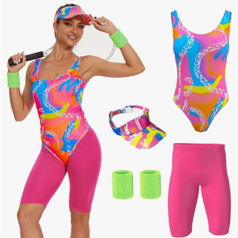 Roller Blading Barbie Costume